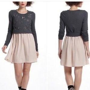 Anthropologie by Eloise Laser cut sweater dress